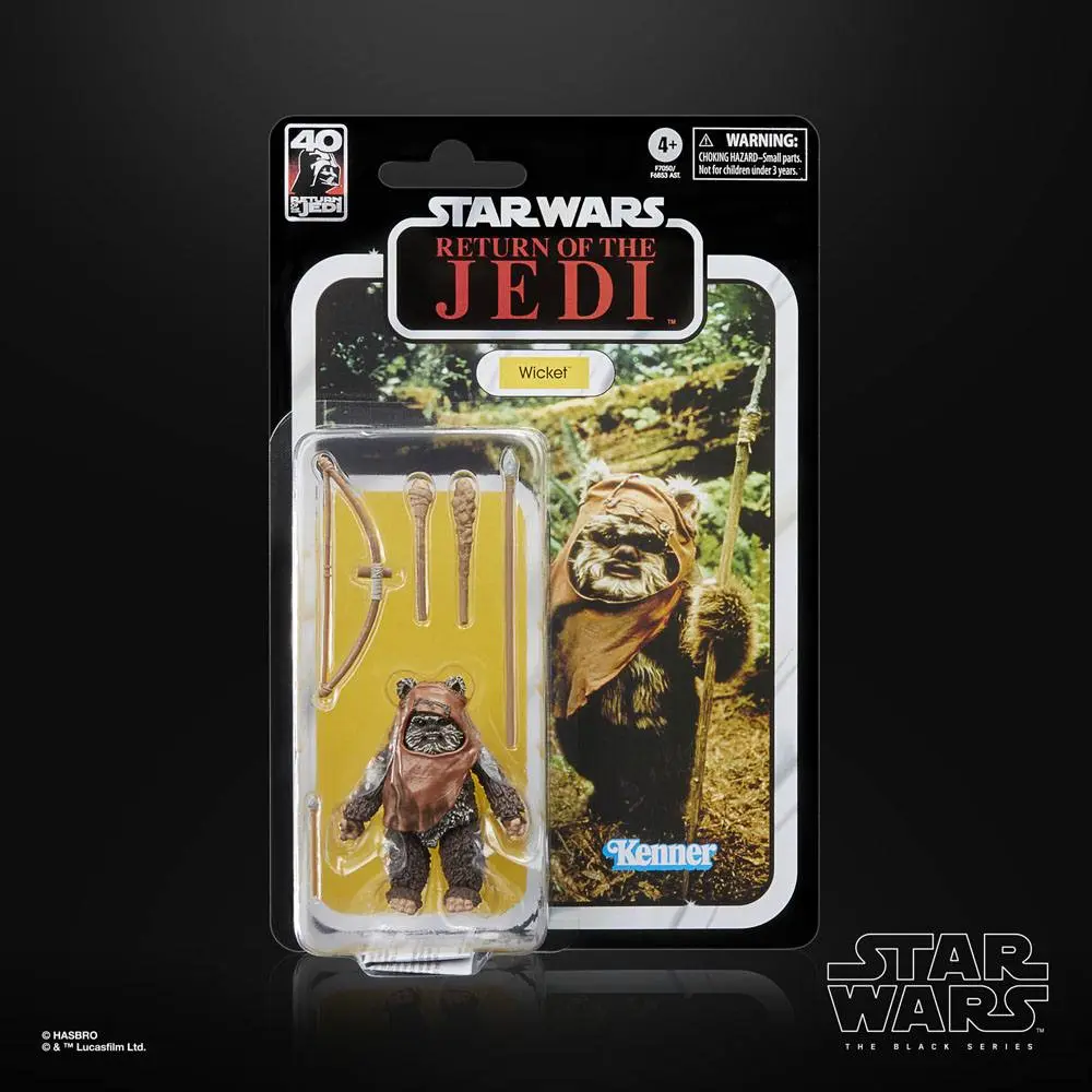 Star Wars Episode VI 40th Anniversary Black Series akční figurka Wicket 15 cm fotografii produktu