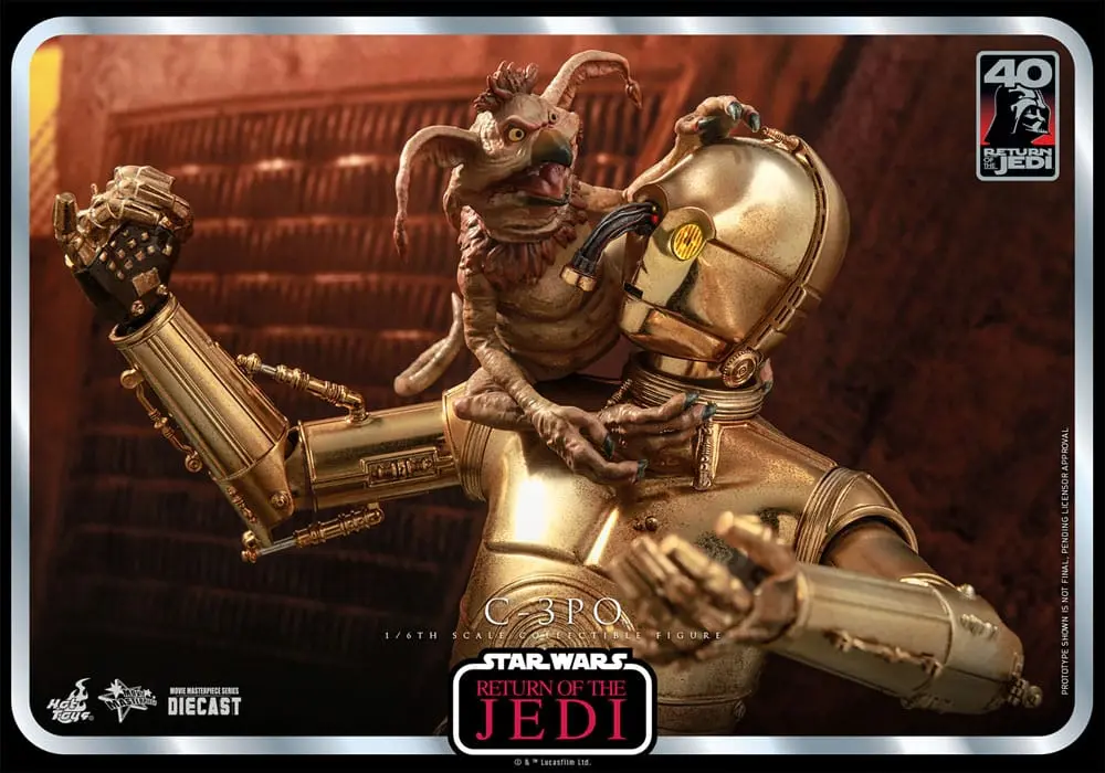 Star Wars: Episode VI 40th Anniversary akční figurka 1/6 C-3PO 29 cm fotografii produktu