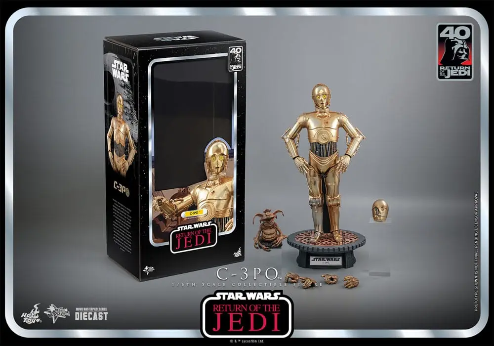 Star Wars: Episode VI 40th Anniversary akční figurka 1/6 C-3PO 29 cm fotografii produktu
