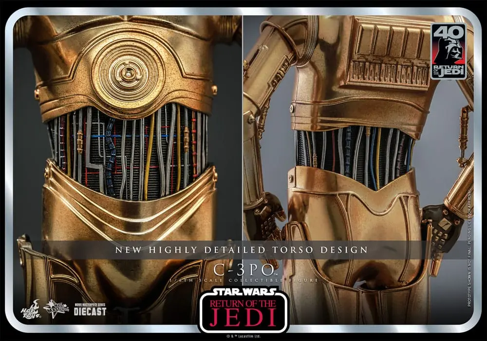 Star Wars: Episode VI 40th Anniversary akční figurka 1/6 C-3PO 29 cm fotografii produktu