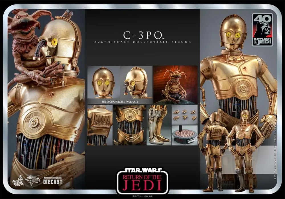 Star Wars: Episode VI 40th Anniversary akční figurka 1/6 C-3PO 29 cm fotografii produktu