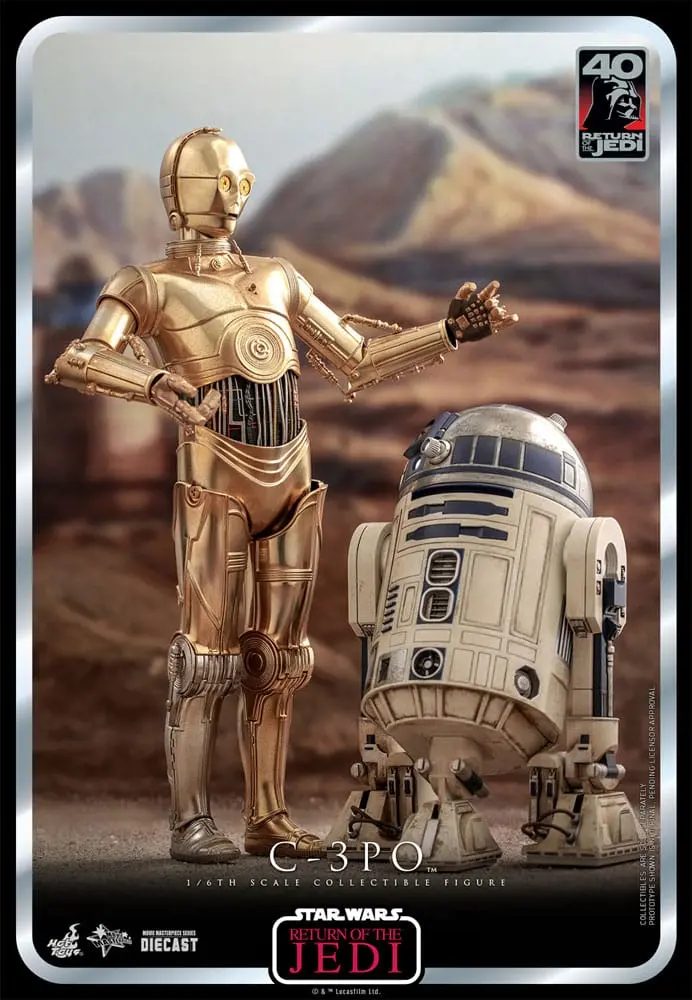 Star Wars: Episode VI 40th Anniversary akční figurka 1/6 C-3PO 29 cm fotografii produktu