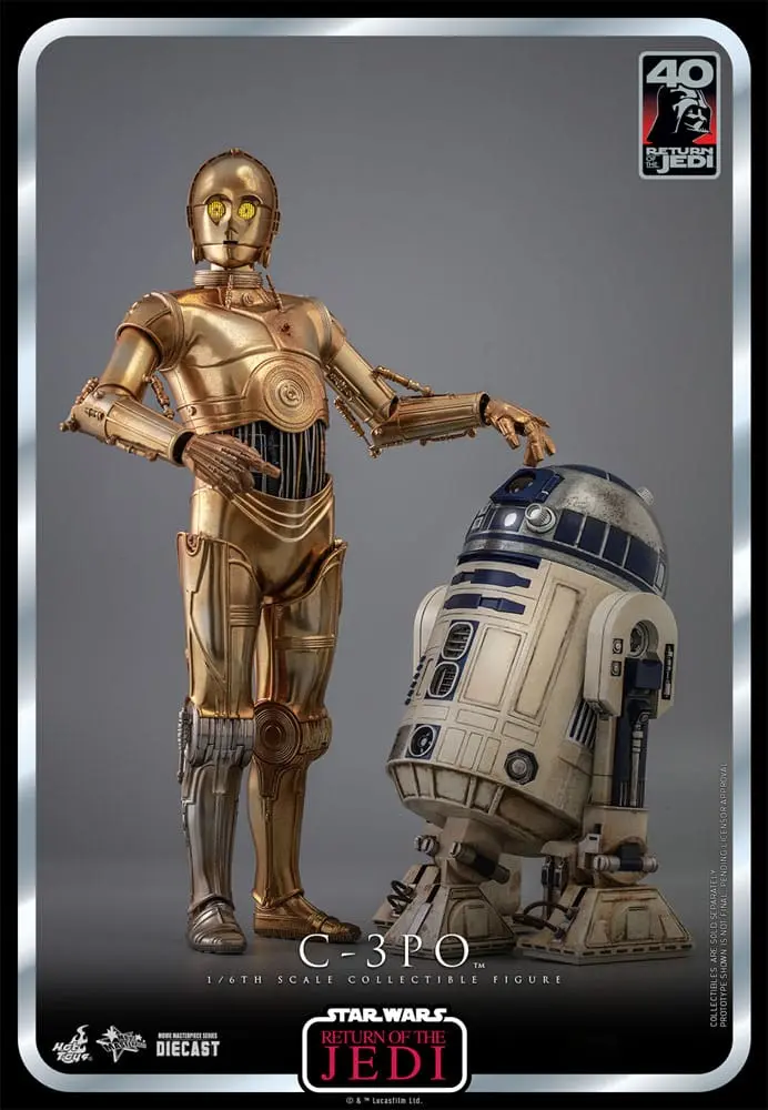 Star Wars: Episode VI 40th Anniversary akční figurka 1/6 C-3PO 29 cm fotografii produktu