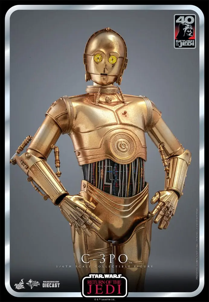 Star Wars: Episode VI 40th Anniversary akční figurka 1/6 C-3PO 29 cm fotografii produktu