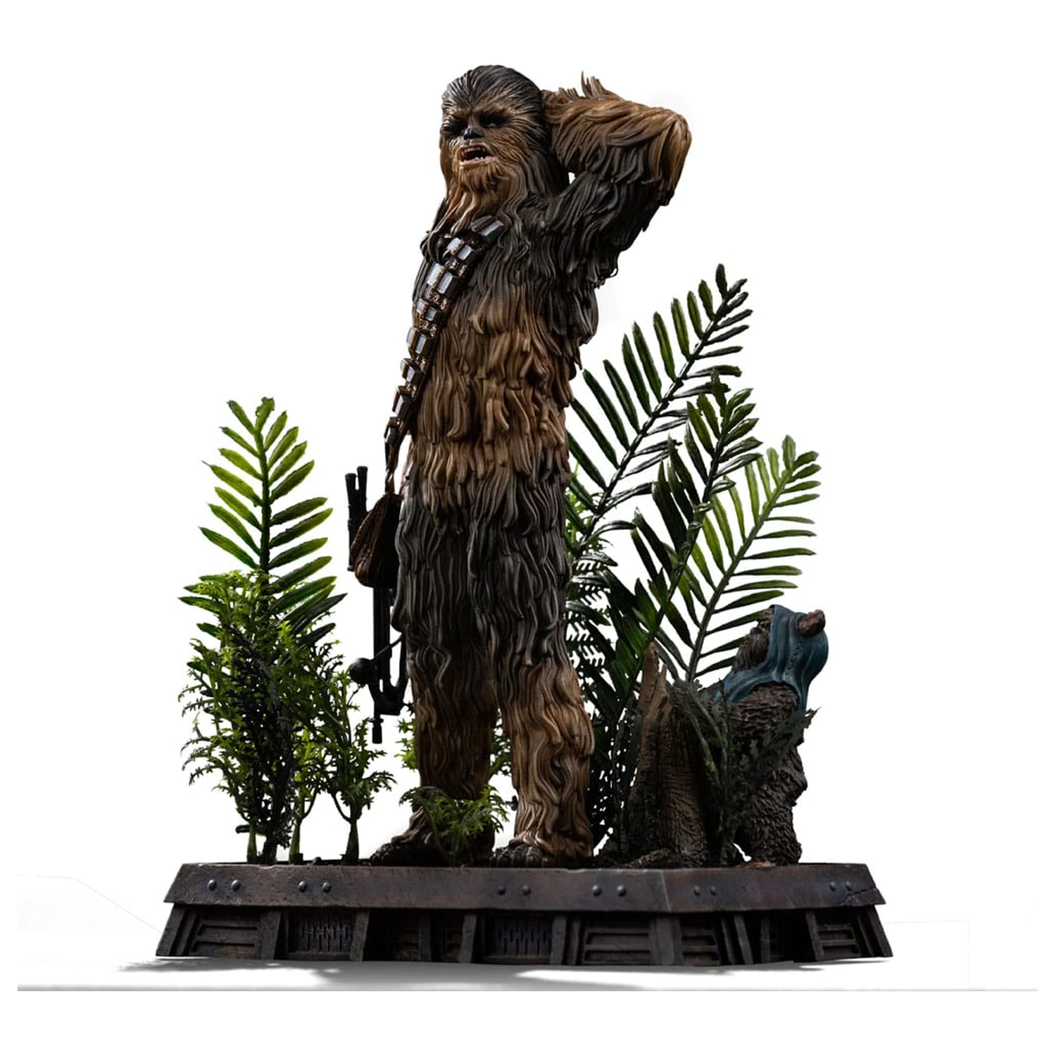 Star Wars Episode VI Umělecká měřítka socha 1/10 Chewbacca a Tokkat 22 cm fotografii produktu
