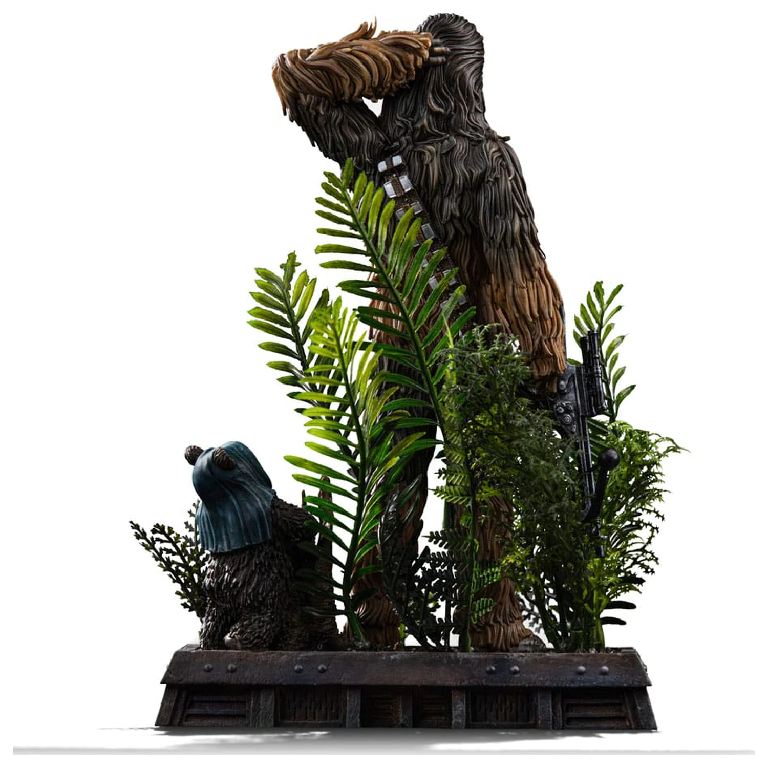 Star Wars Episode VI Umělecká měřítka socha 1/10 Chewbacca a Tokkat 22 cm fotografii produktu