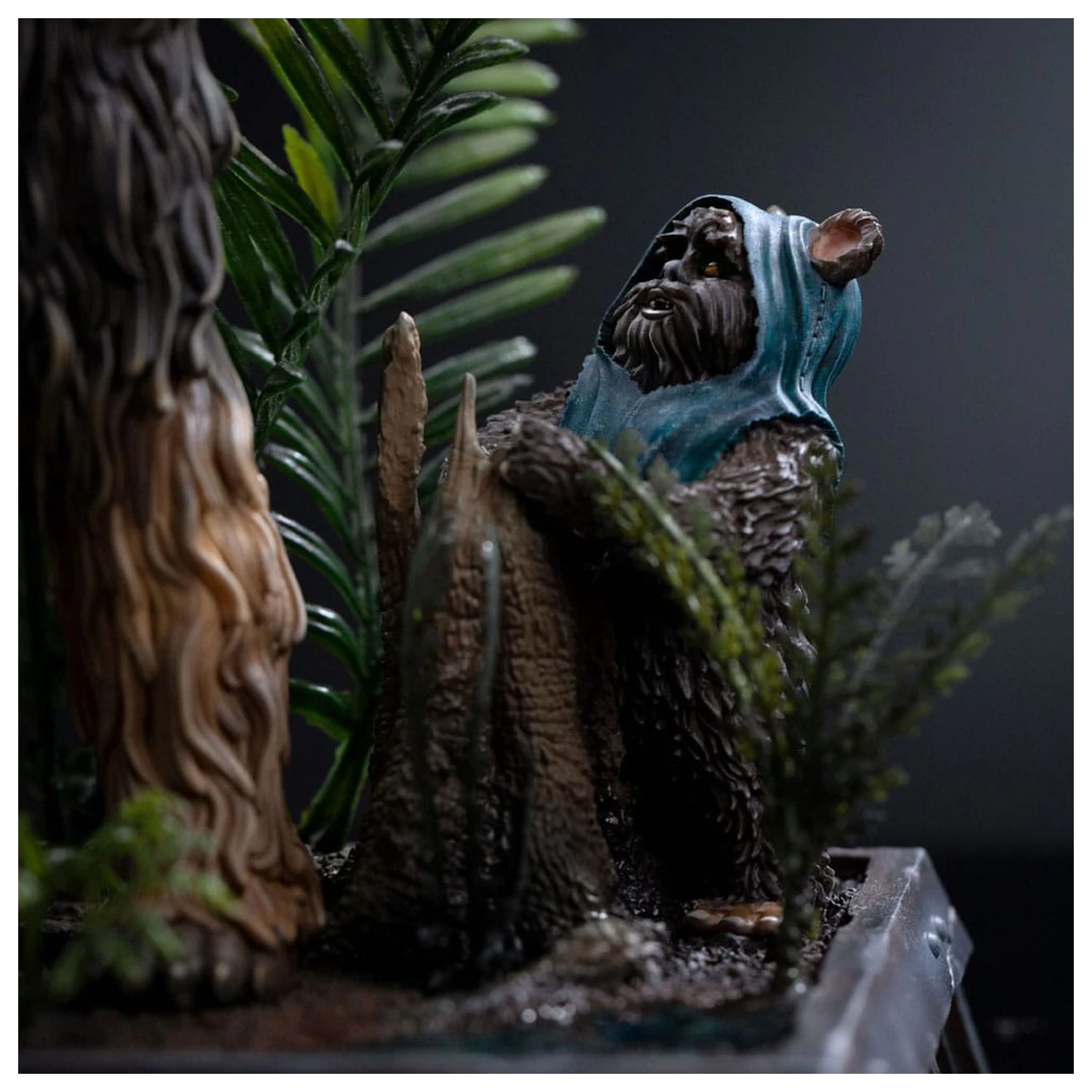 Star Wars Episode VI Umělecká měřítka socha 1/10 Chewbacca a Tokkat 22 cm fotografii produktu