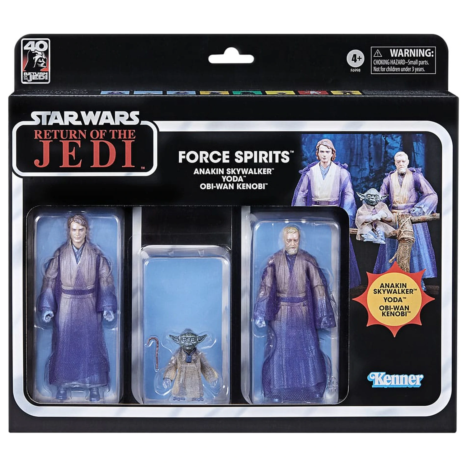 Star Wars Episode VI Black Series sada 3 akčních figurek Force Spirits 15 cm fotografii produktu