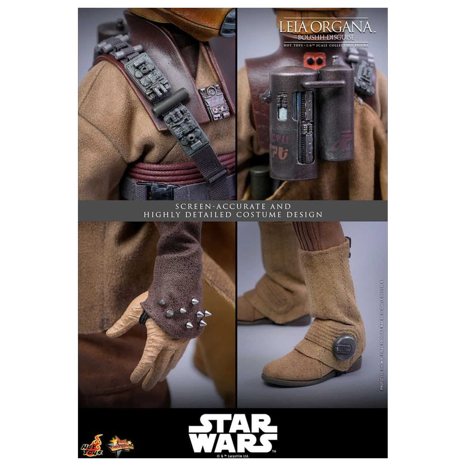 Star Wars Episode VI Movie Masterpiece akční figurka 1/6 Leia Organa (Boushh Disguise) 27 cm fotografii produktu