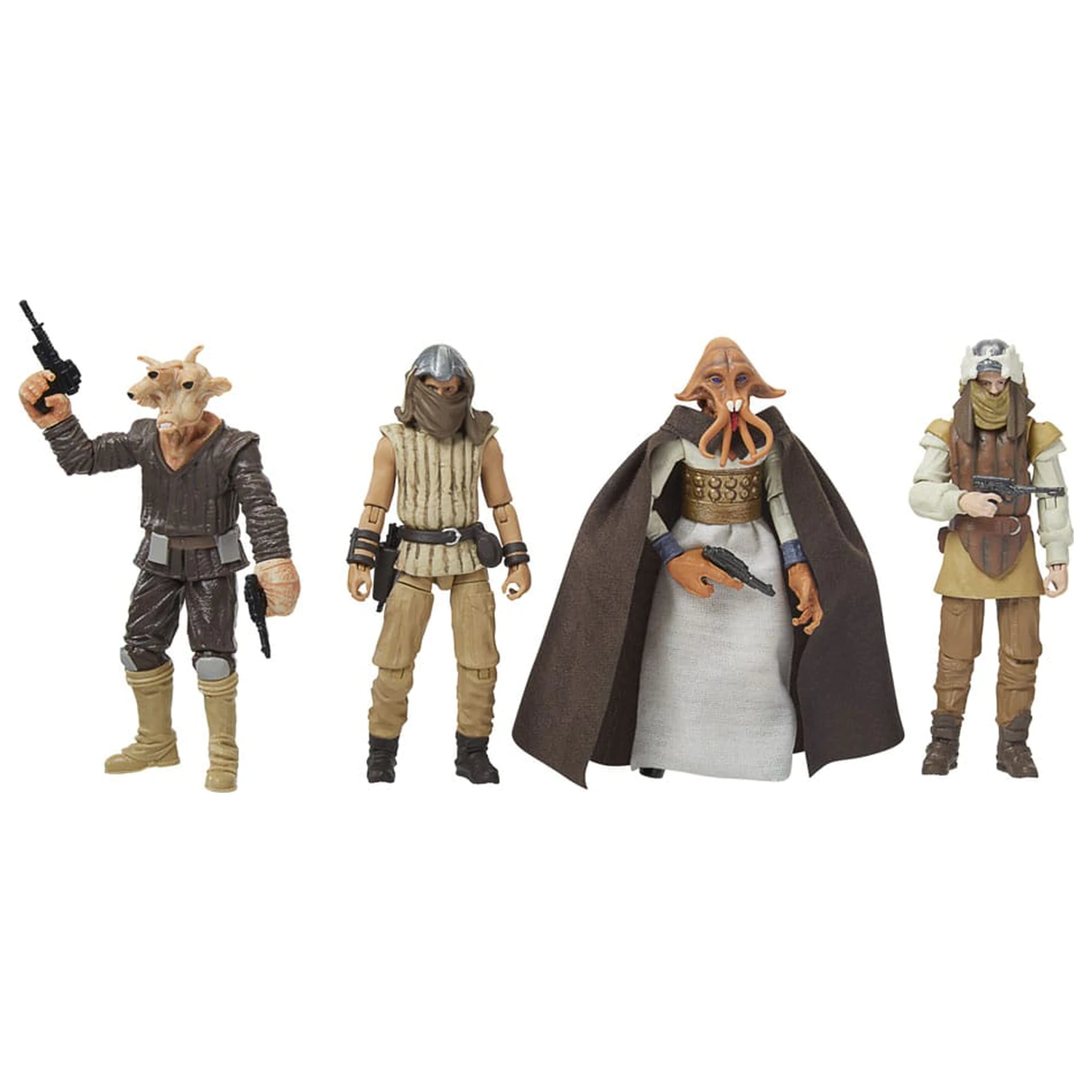 Star Wars Episode VI Vintage Collection sada 4 akčních figurek Jabba's Court Denizens 10 cm fotografii produktu