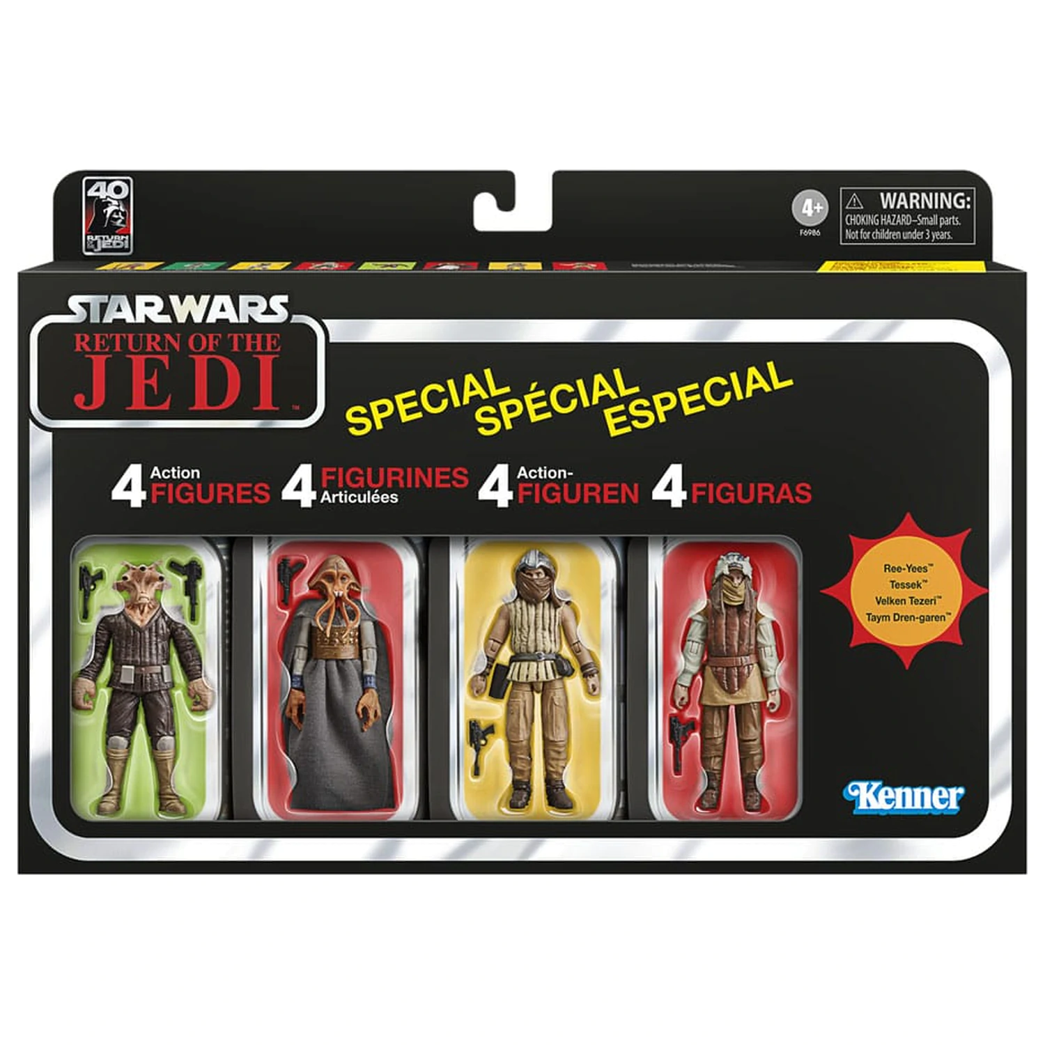 Star Wars Episode VI Vintage Collection sada 4 akčních figurek Jabba's Court Denizens 10 cm fotografii produktu