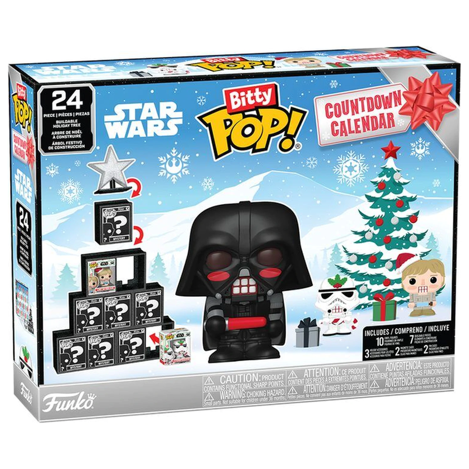 Funko Bitty Pop adventní kalendář Star Wars fotografii produktu
