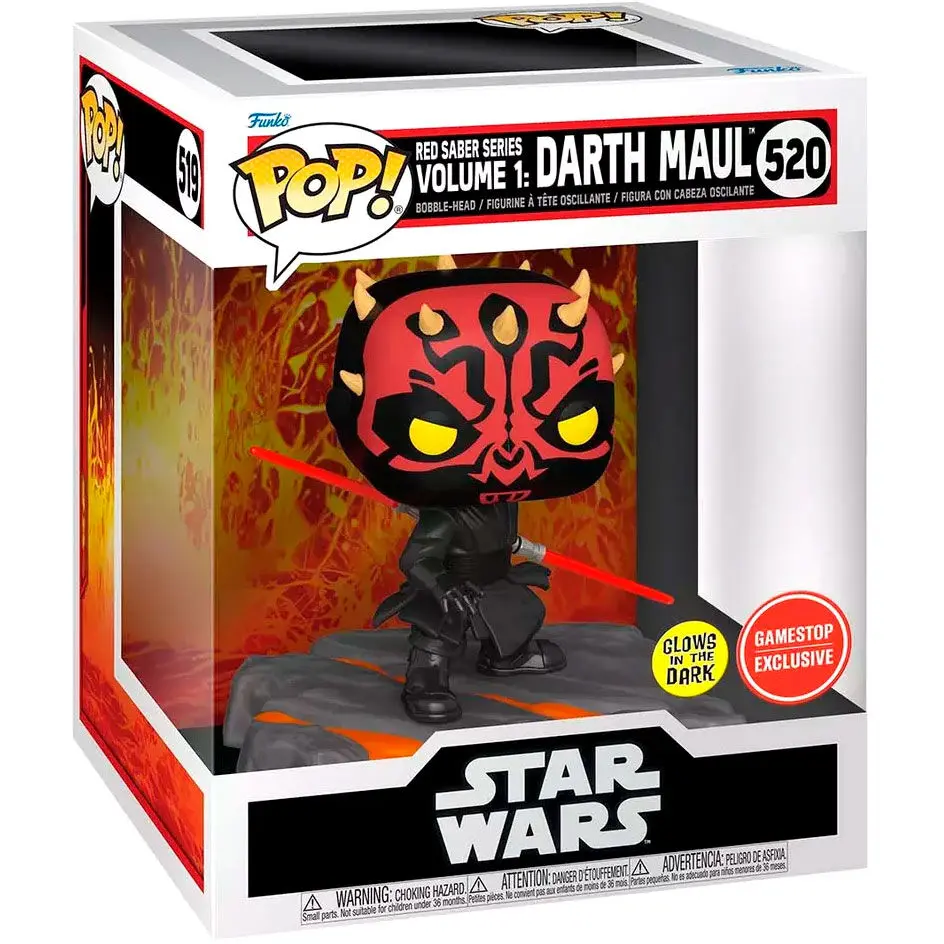 Star Wars POP! Deluxe vinylová figurka Red Saber Series Volume 1: Darth Maul(GW) 9 cm fotografii produktu