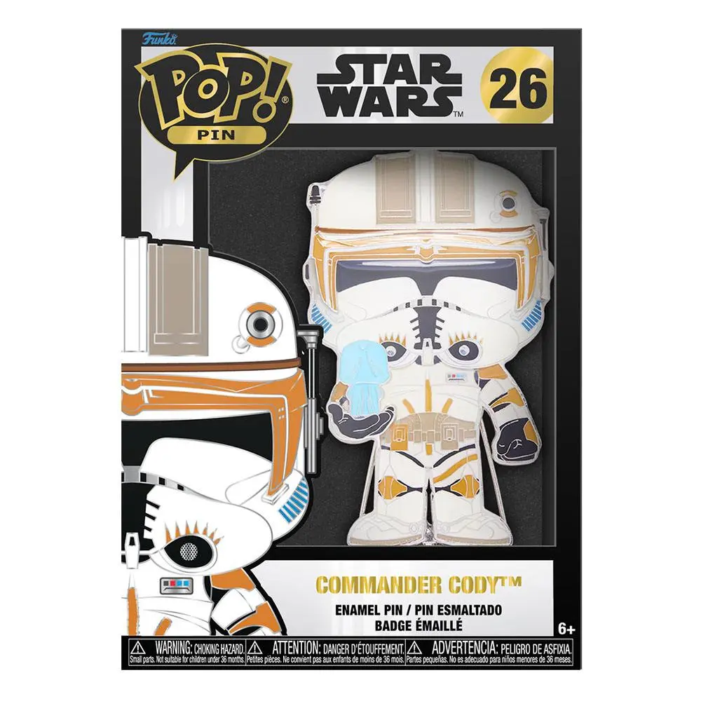 Star Wars POP! Smaltovaný odznak Commander Cody 10 cm fotografii produktu