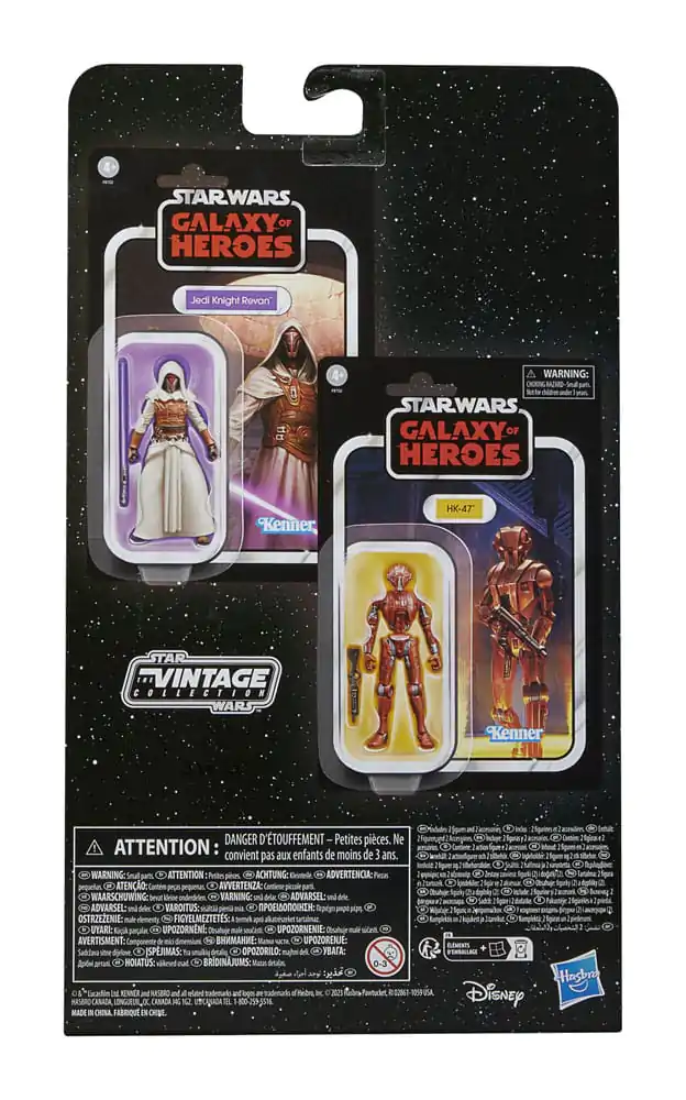 Star Wars: Galaxy of Heroes Vintage Collection akční figurka balení 2 kusů Jedi Knight Revan & HK-47 10 cm fotografii produktu
