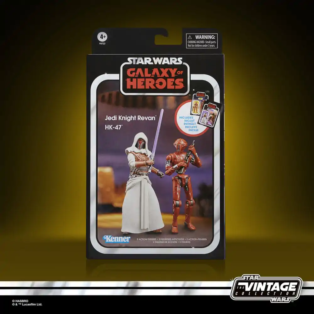 Star Wars: Galaxy of Heroes Vintage Collection akční figurka balení 2 kusů Jedi Knight Revan & HK-47 10 cm fotografii produktu