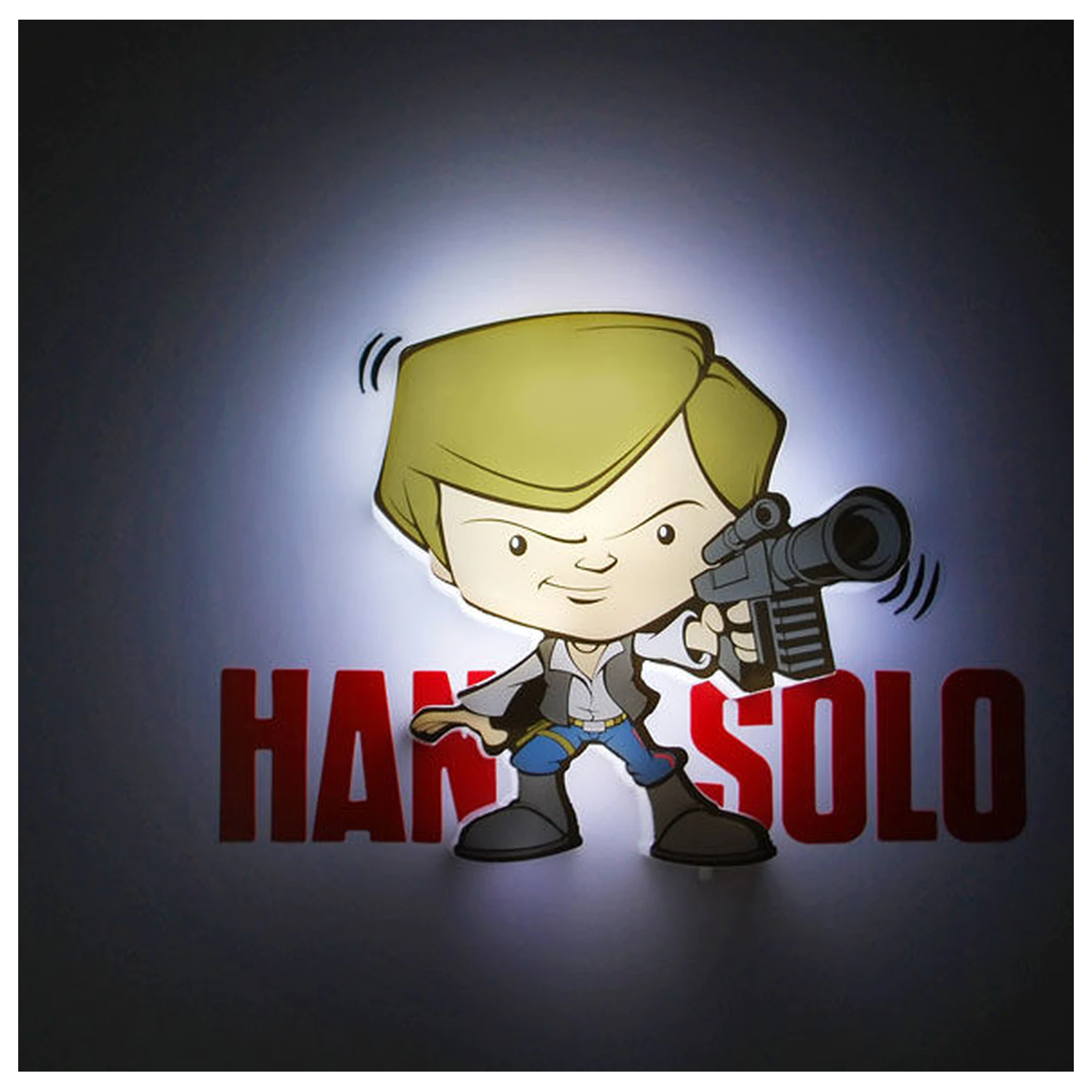 Star Wars Hans Solo 3D Light FX mini lampa fotografii produktu