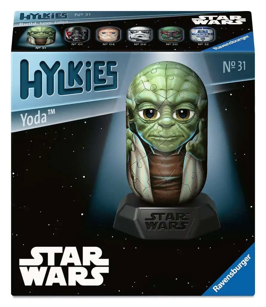 Star Wars Hylkies 3D Puzzle Yoda (55 dílků) fotografii produktu