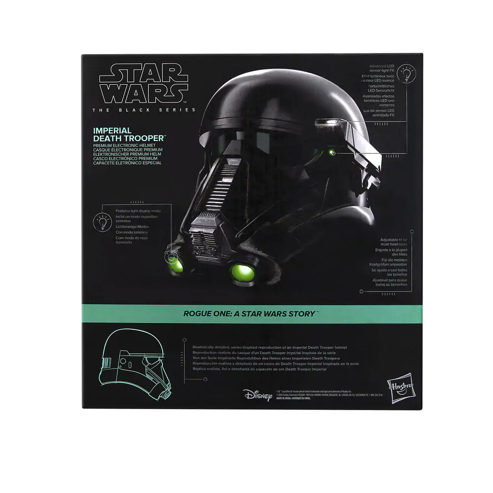 Star Wars Imperial Death Trooper elektronická helma fotografii produktu