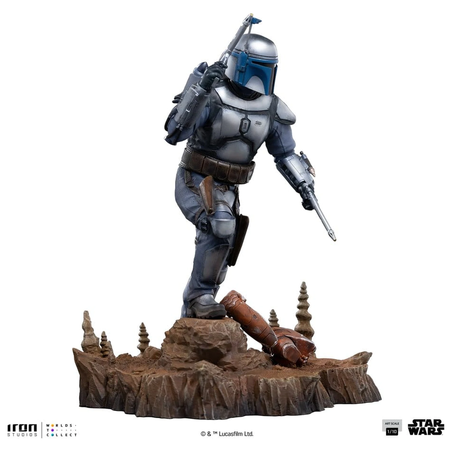 Star Wars Jango Fett Art Scale Socha 1/10 Jango Fett fotografii produktu