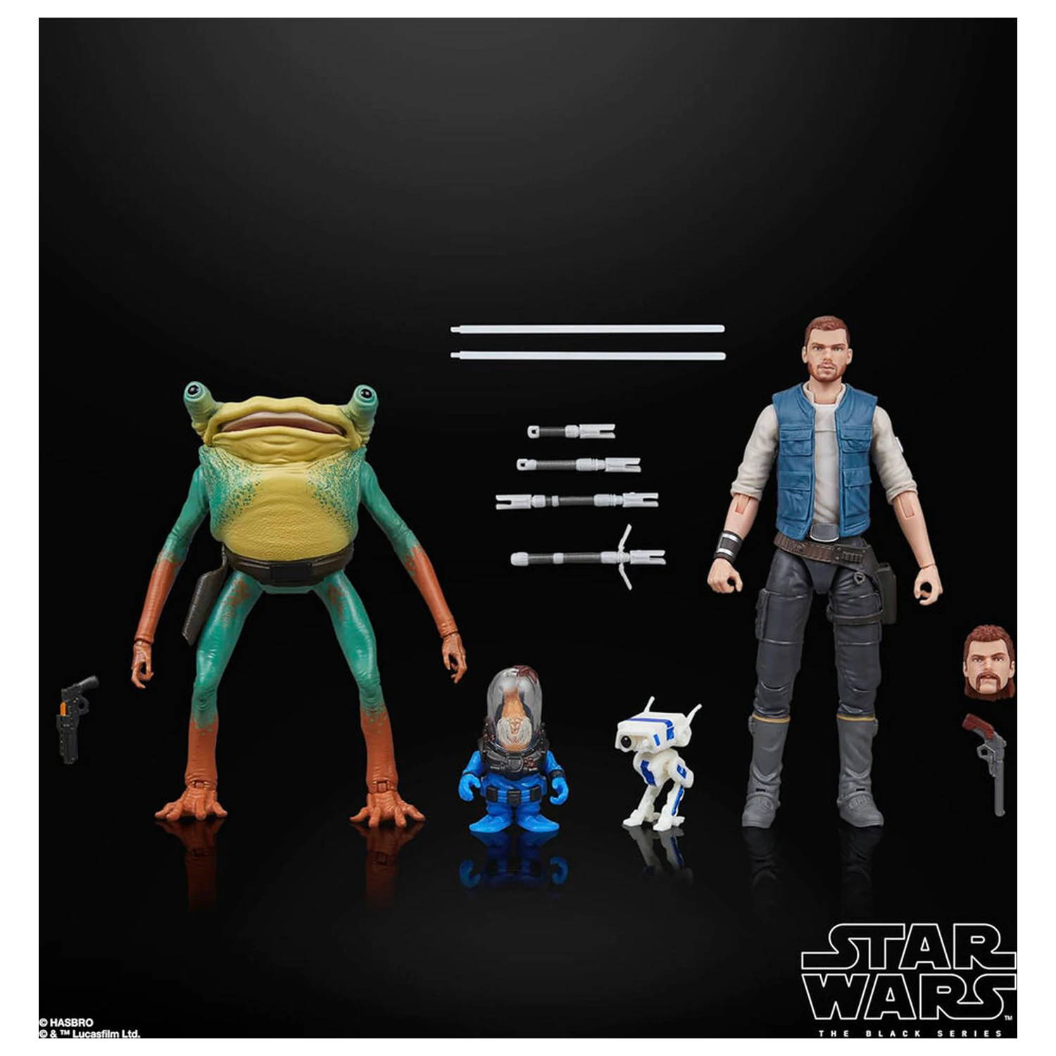 Star Wars Jedi Survivor Cal Kestis Turgle & Skoova Stev blister 2 figurky 15cm fotografii produktu