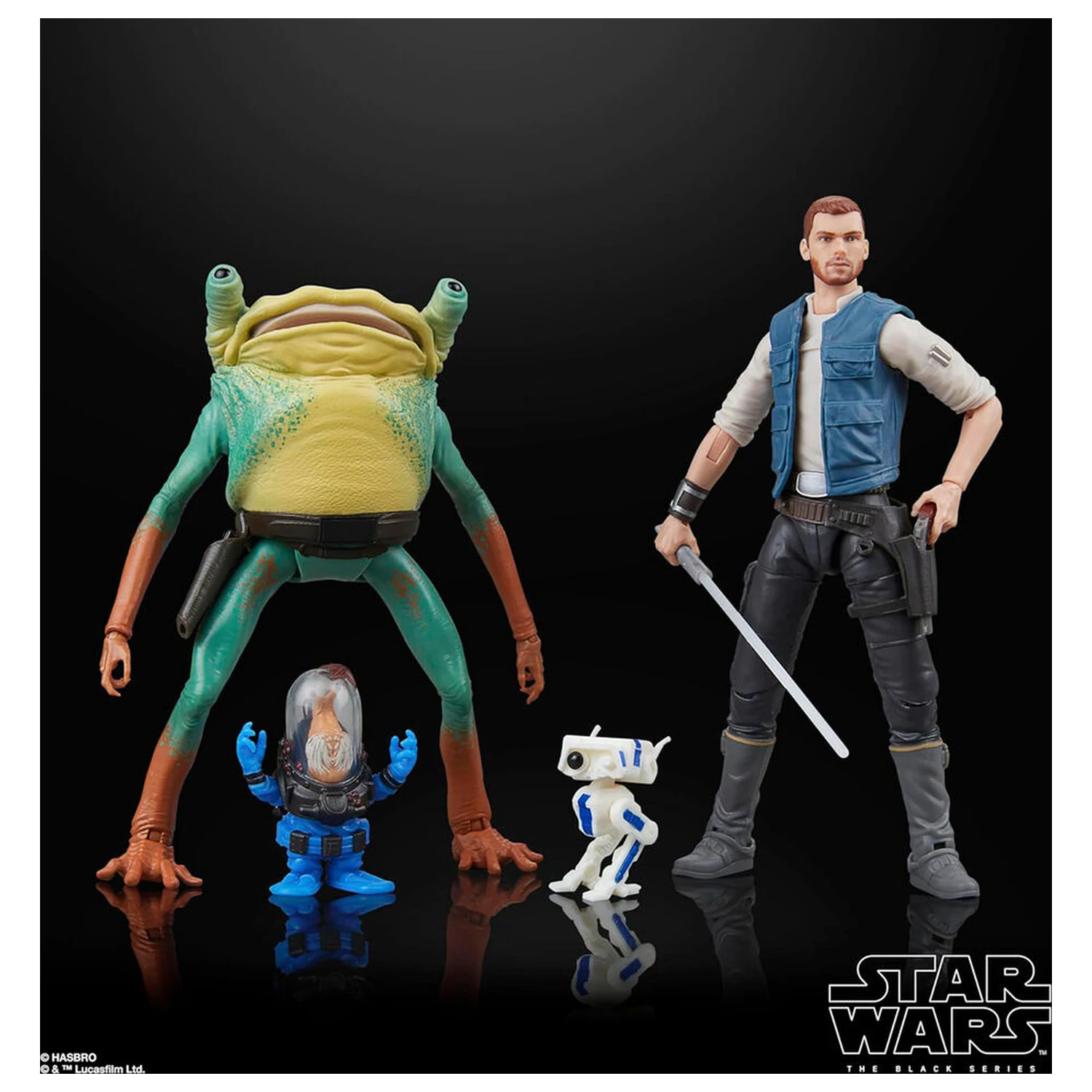 Star Wars Jedi Survivor Cal Kestis Turgle & Skoova Stev blister 2 figurky 15cm fotografii produktu