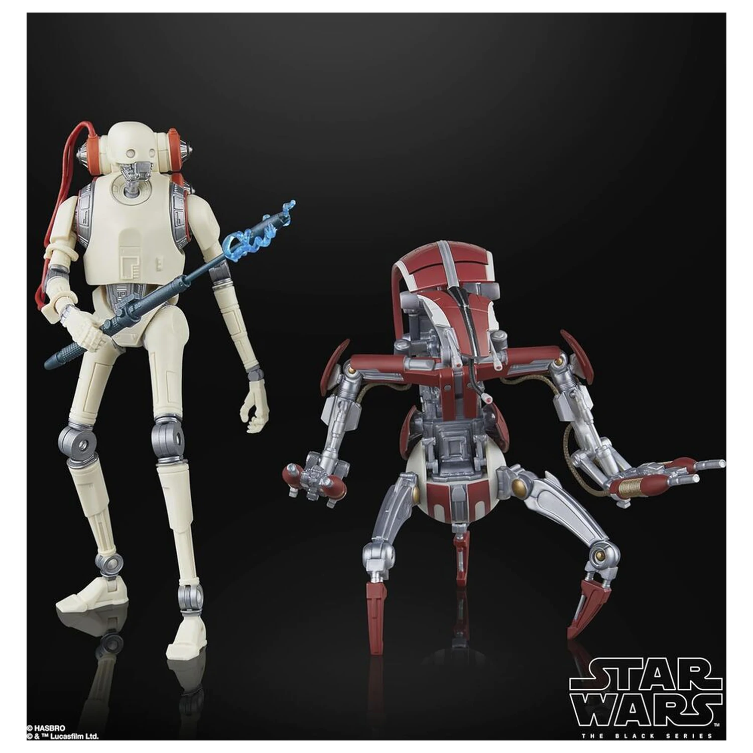 Star Wars Jedi Survivor KX Security Droid Enforcer & Droideka pack 2 figure 15 cm fotografii produktu
