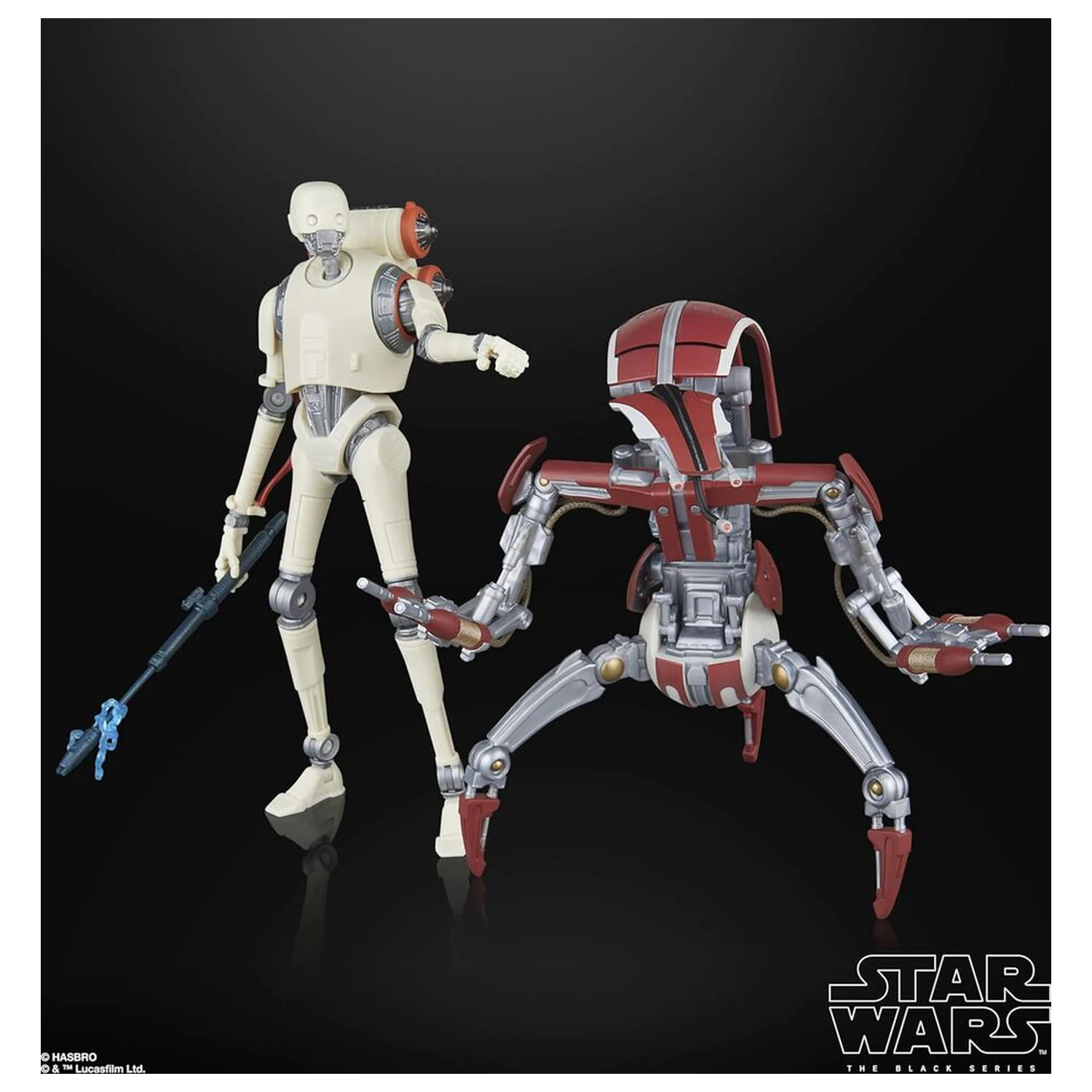 Star Wars Jedi Survivor KX Security Droid Enforcer & Droideka pack 2 figure 15 cm fotografii produktu