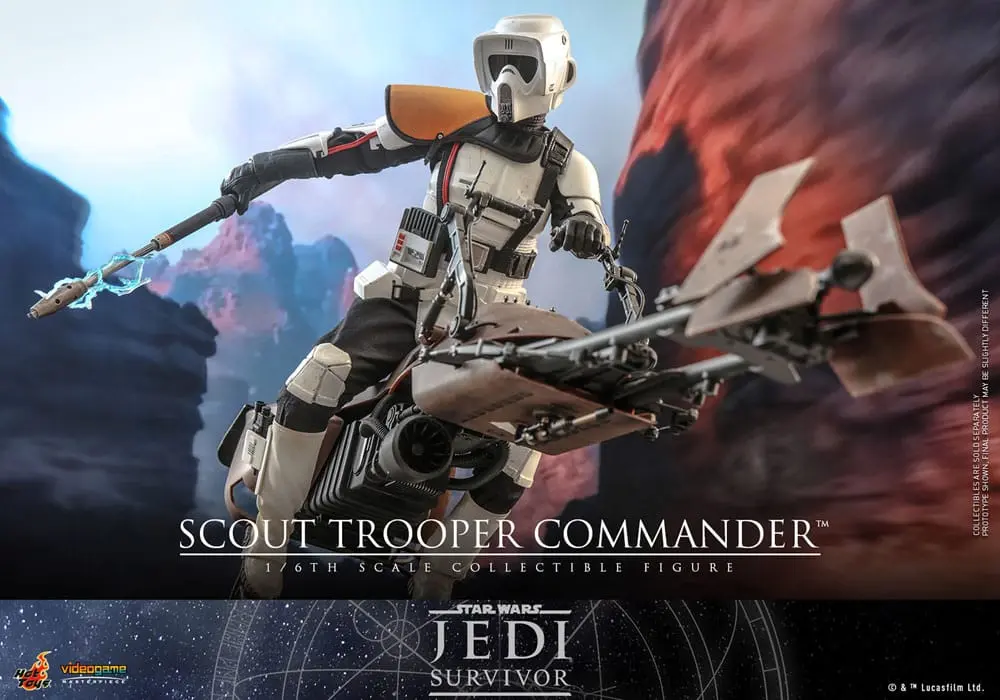 Star Wars: Jedi Survivor Videohra Mistrovské akční figurka 1/6 Scout Trooper Commander 30 cm fotografii produktu