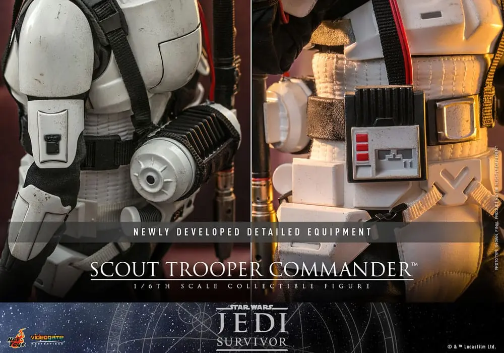 Star Wars: Jedi Survivor Videohra Mistrovské akční figurka 1/6 Scout Trooper Commander 30 cm fotografii produktu