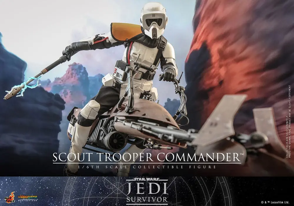 Star Wars: Jedi Survivor Videohra Mistrovské akční figurka 1/6 Scout Trooper Commander 30 cm fotografii produktu