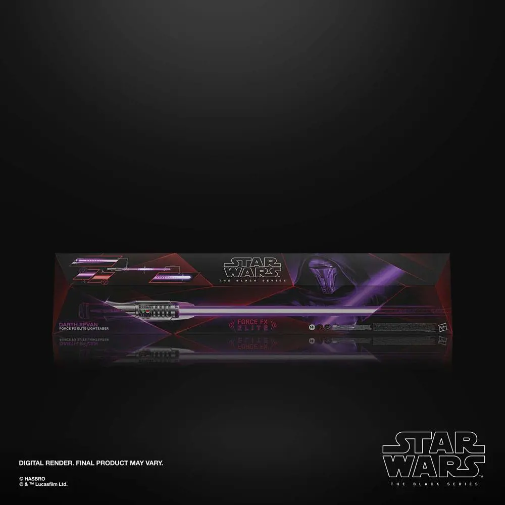 Star Wars: Knights of the Old Republic Black Series replika Force FX Elite světelný meč Darth Revan fotografii produktu