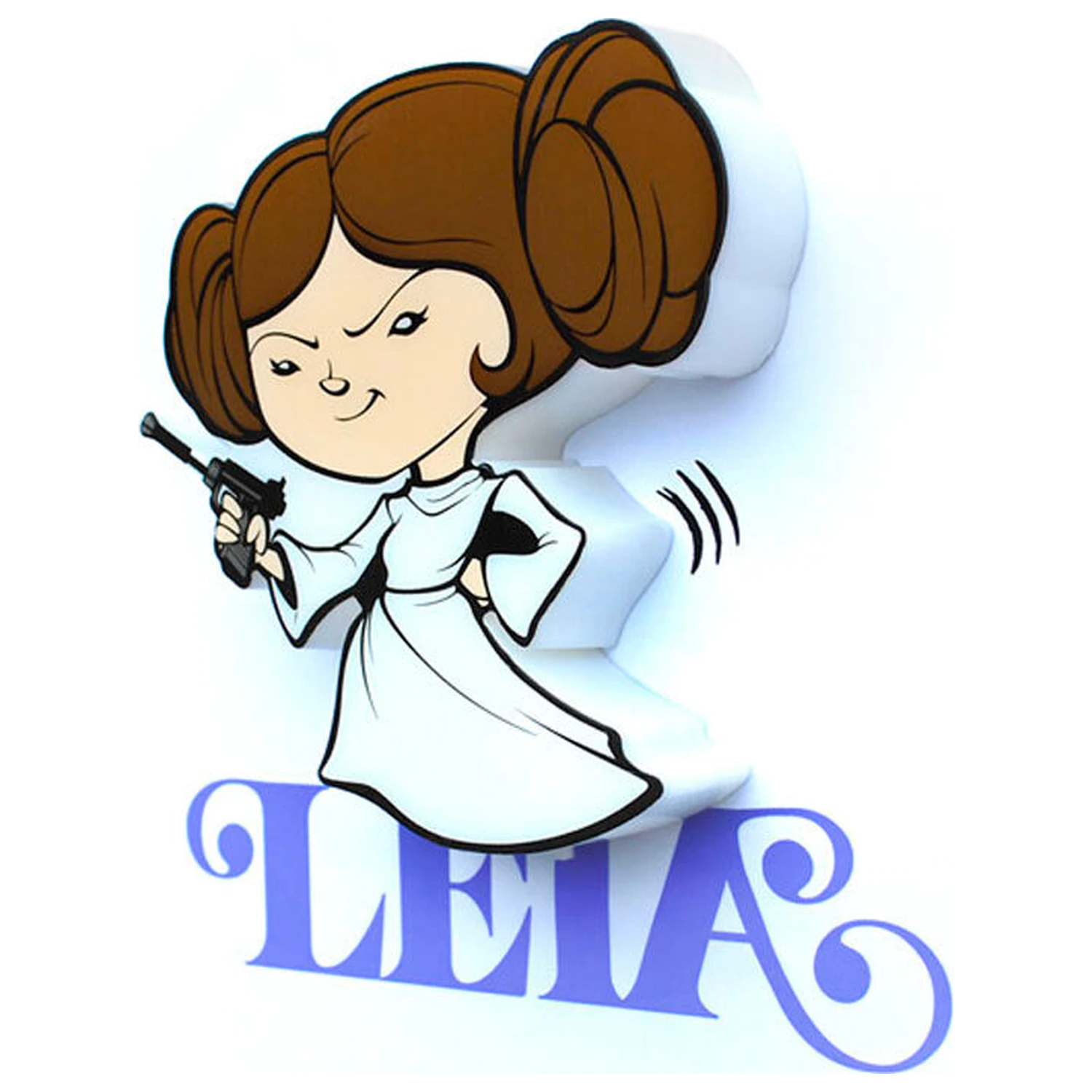 Star Wars Leia 3D Light FX mini lampa fotografii produktu