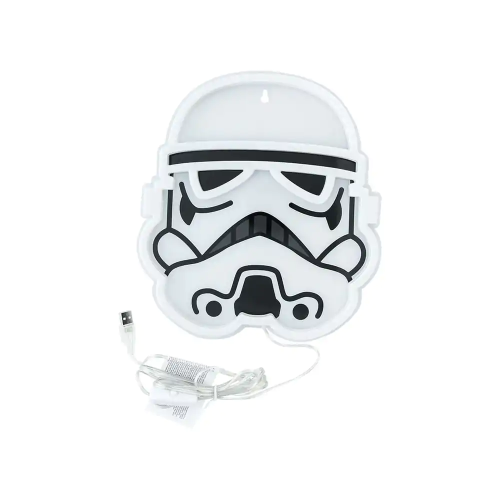 Star Wars LED Nástěnná Lampa Světlo Stormtrooper Neon fotografii produktu