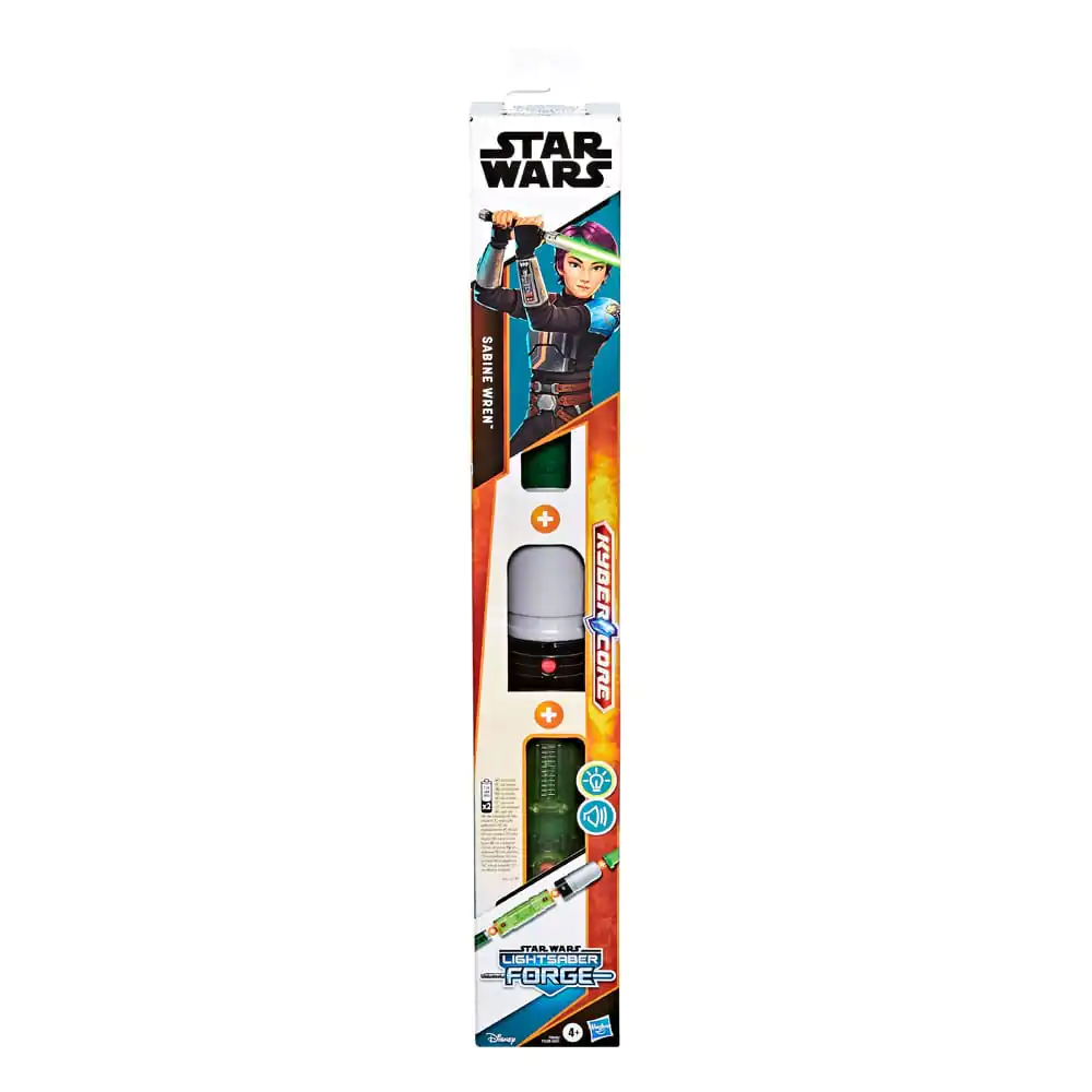 Star Wars Lightsaber Forge Kyber Core Roleplay replika elektronického světelného meče Sabine Wren fotografii produktu
