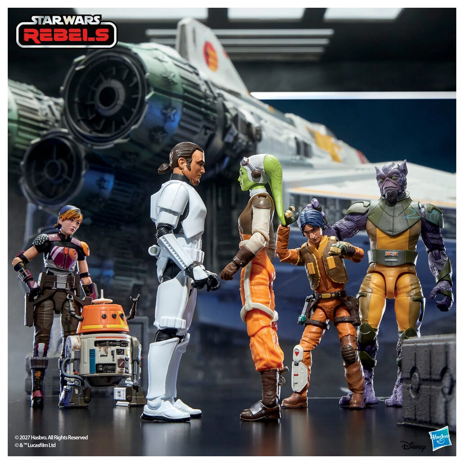 Star Wars Lothal Rebel pack 3 figurky 9,5 cm fotografii produktu