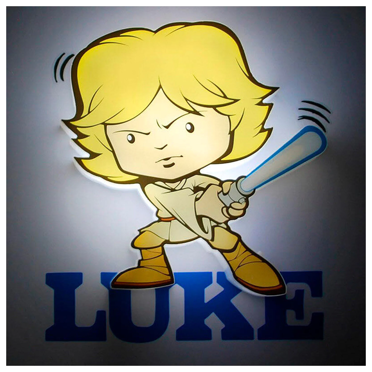 Star Wars Luke Skywalker 3D světlo FX mini lampa fotografii produktu