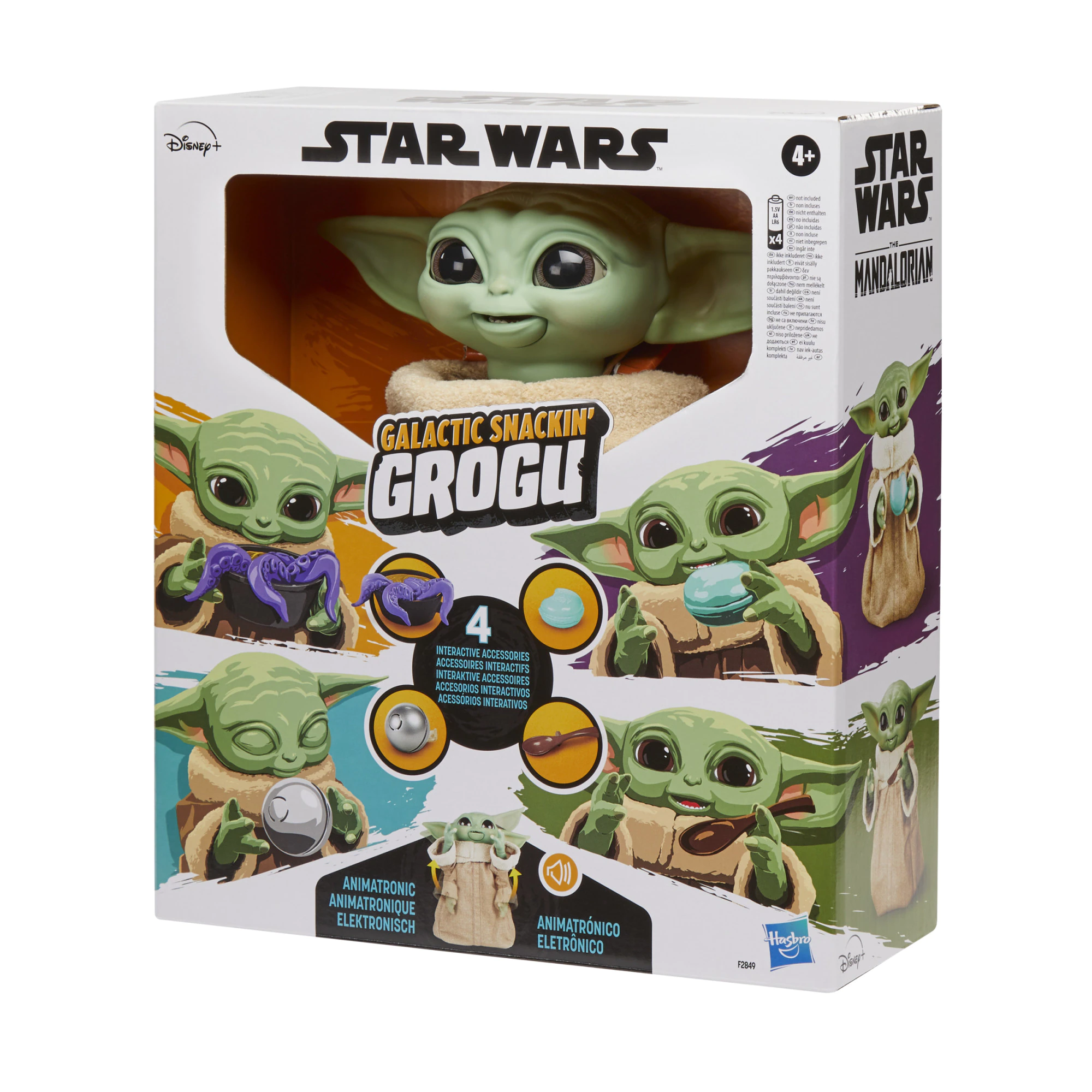 Star Wars The Mandalorian Interaktivní figurka Galactic Snackin´ Grogu 23 cm fotografii produktu