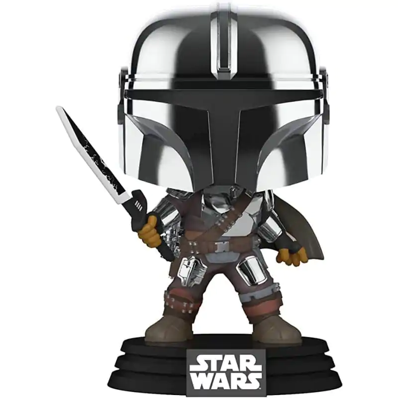 Star Wars: Mandalorian Funko POP! Vinylová figurka MandoW/DrkSabr(GW/MT) 9 cm fotografii produktu