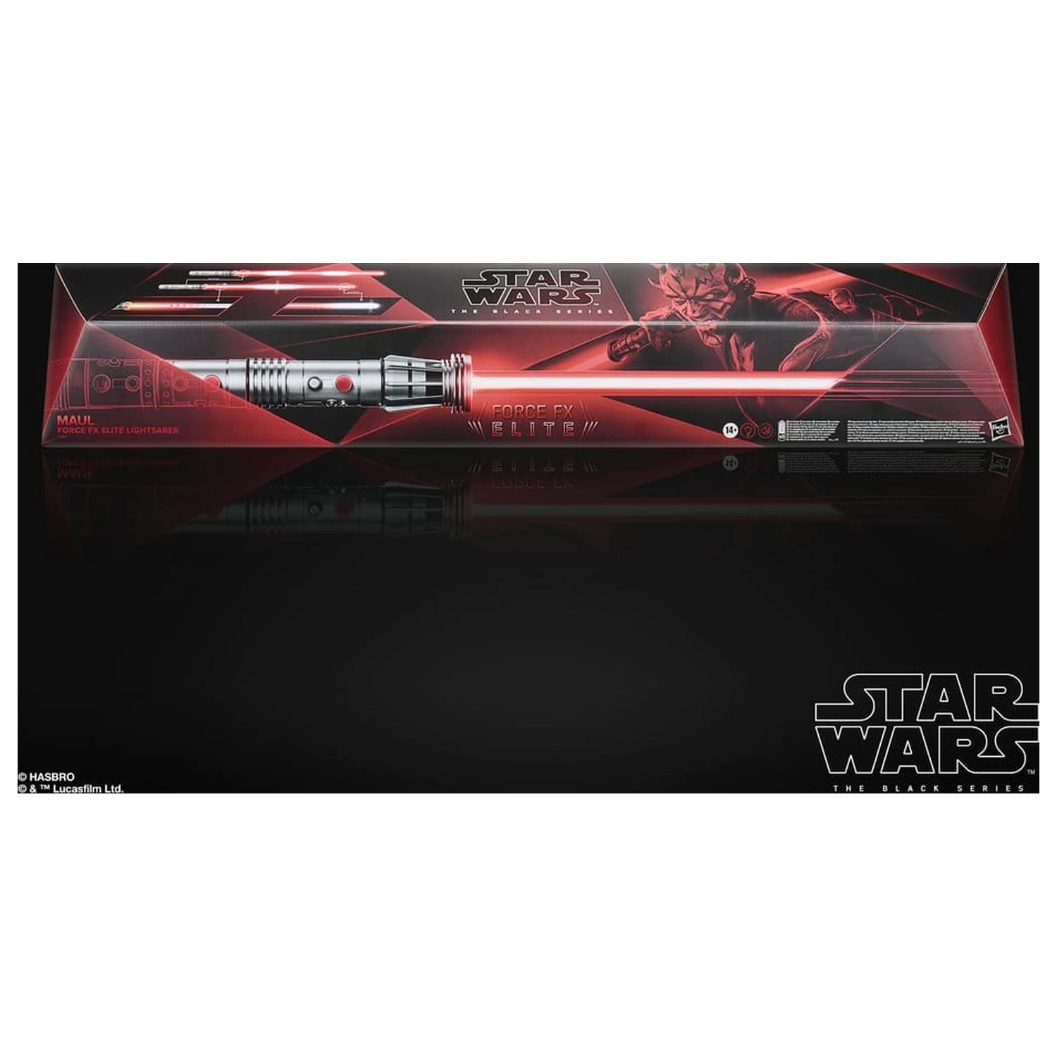 Star Wars: Maul - Shadow Lord Black Series replika Force FX Elite světelný meč Maul fotografii produktu