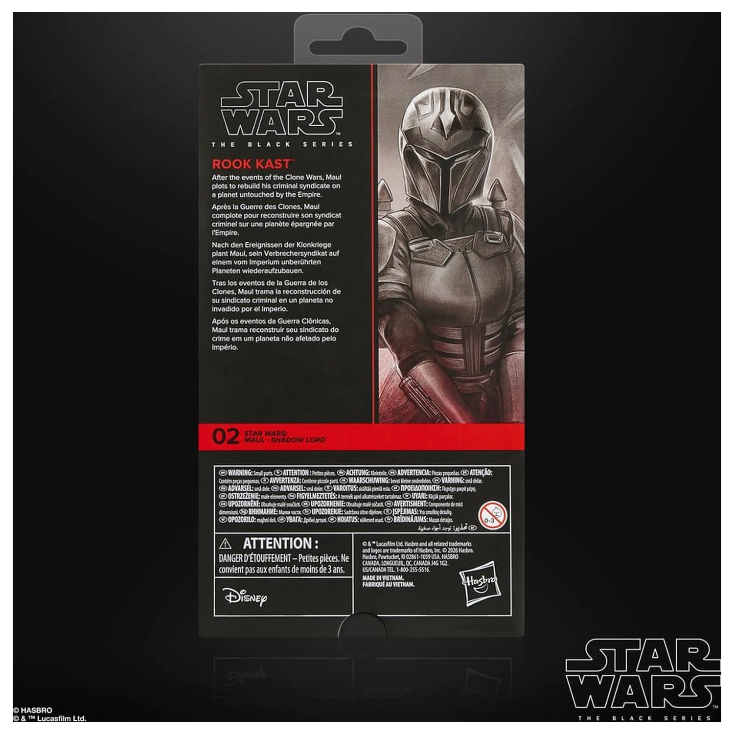 Star Wars: Maul - Shadow Lord Black Series Akční figurka Rook Kast 15 cm fotografii produktu