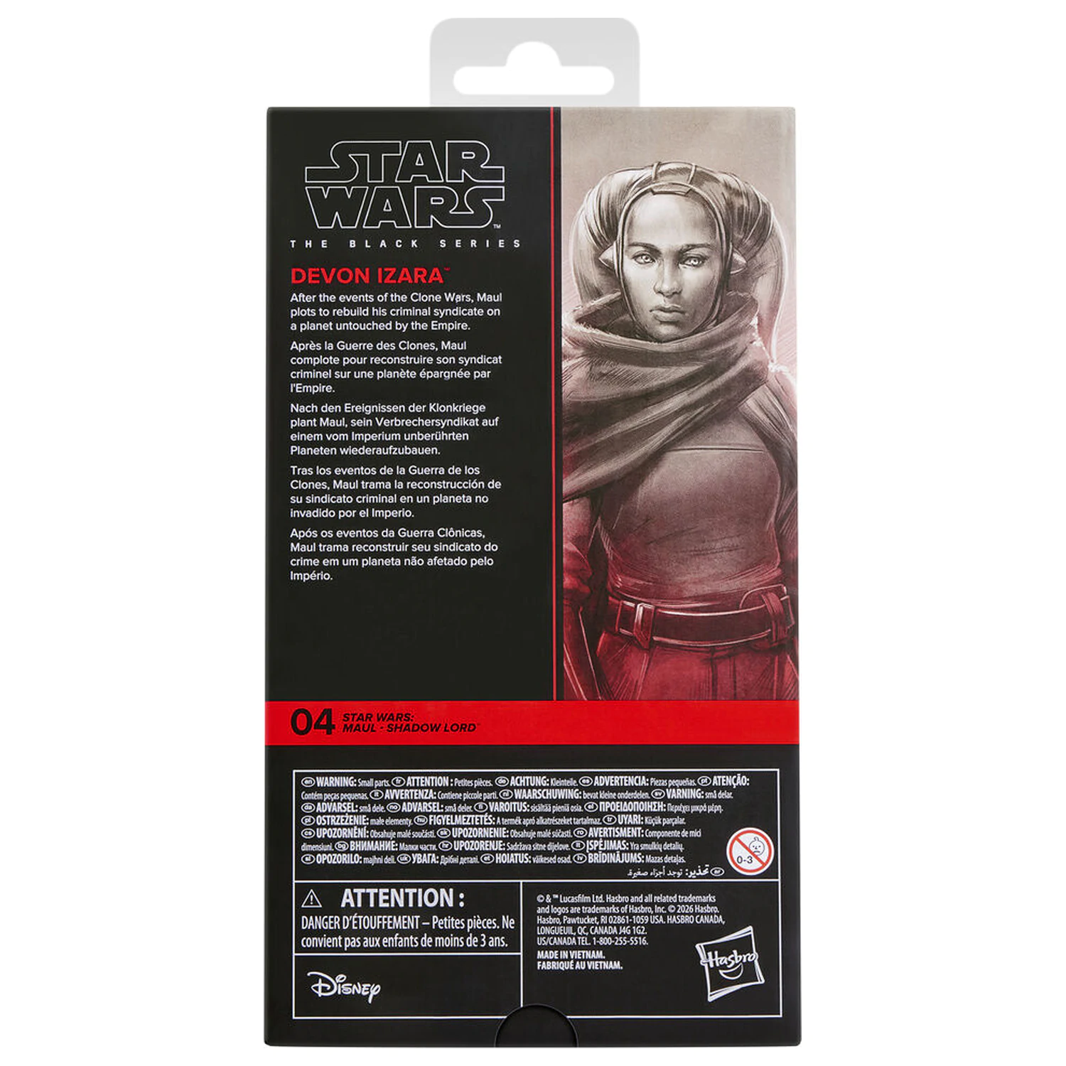 Star Wars Maul Shadow Lord Devon Izara figurka 15cm fotografii produktu