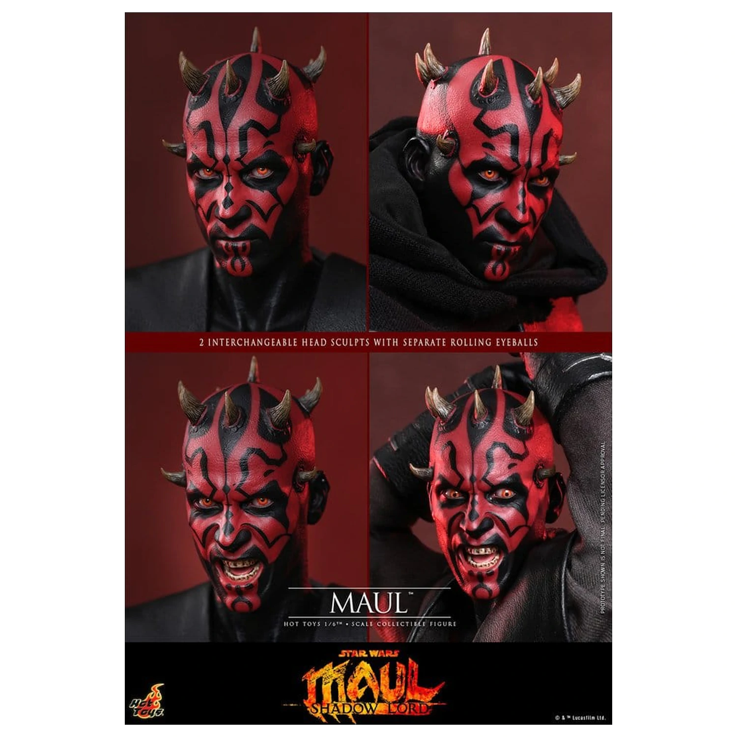 Star Wars: Maul - Shadow Lord Television Masterpiece akční figurka 1/6 Maul 29 cm fotografii produktu