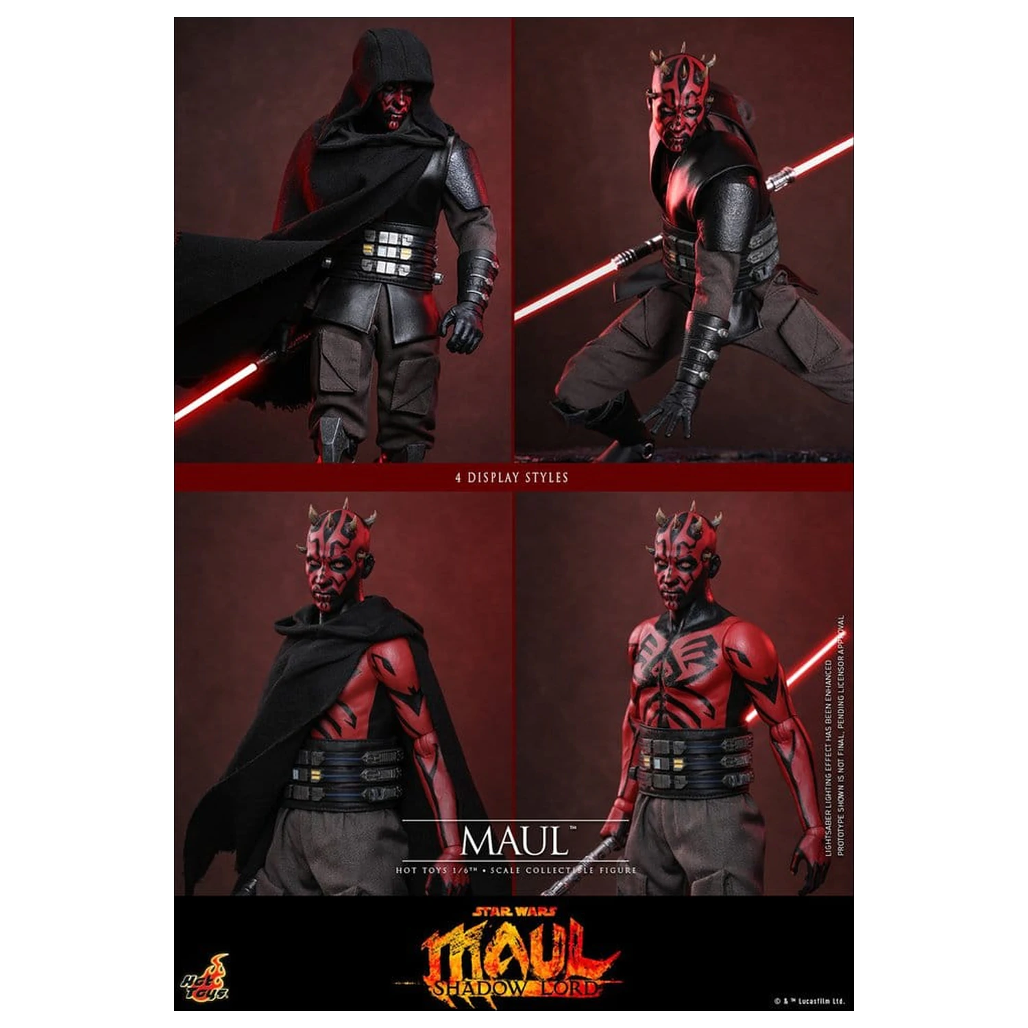 Star Wars: Maul - Shadow Lord Television Masterpiece akční figurka 1/6 Maul 29 cm fotografii produktu