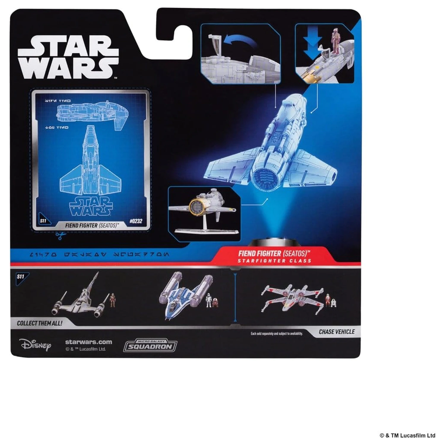 Star Wars střední vozidlo Fiend Fighter se Star Navigatorem 13 cm fotografii produktu
