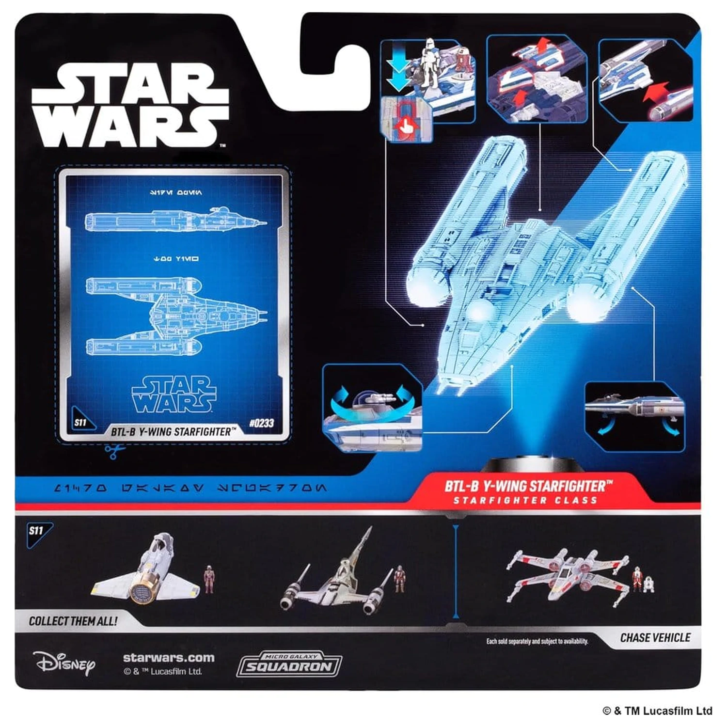 Star Wars Střední Vozidlo BTL-B Y-wing Starfighter s Clone Captain Rex 13 cm fotografii produktu