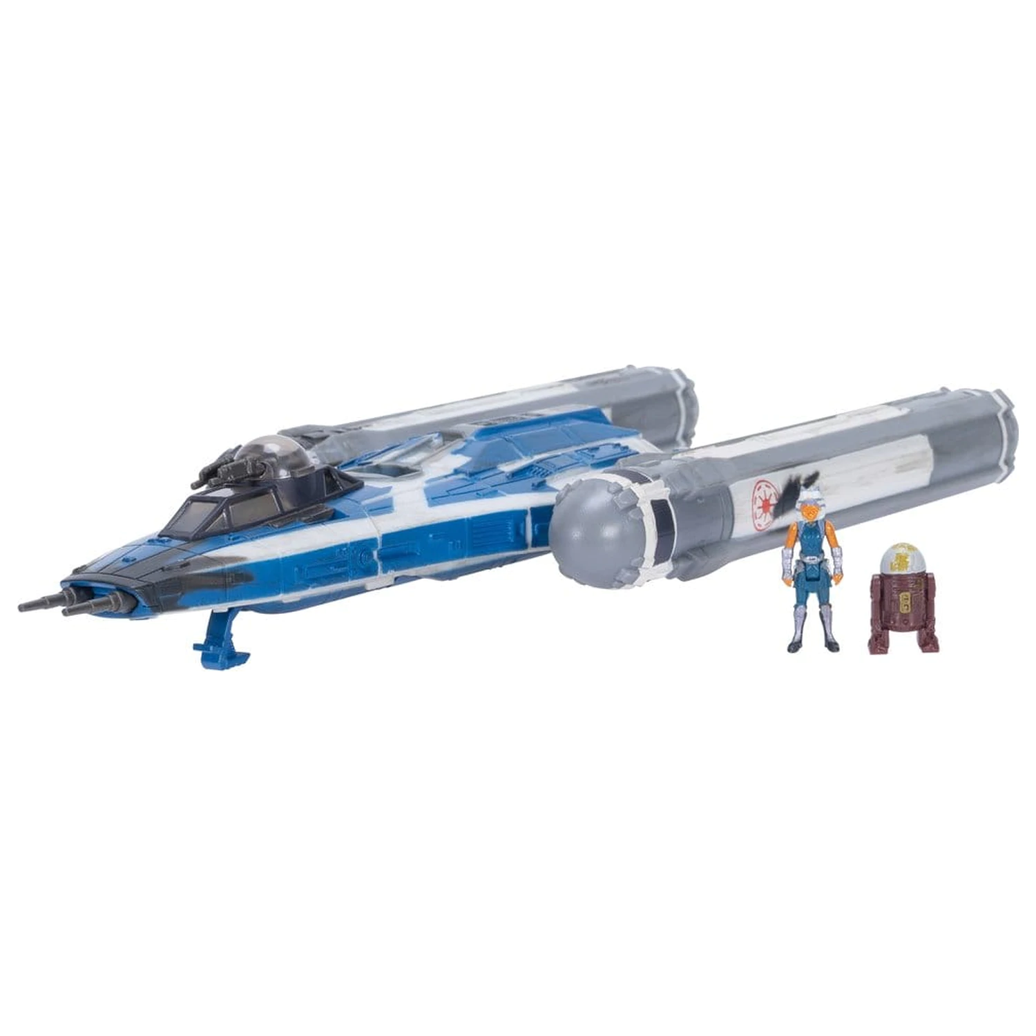 Star Wars Střední Vozidlo a Figurka BTL-B Y-wing a Ahsoka a R7-A7 fotografii produktu