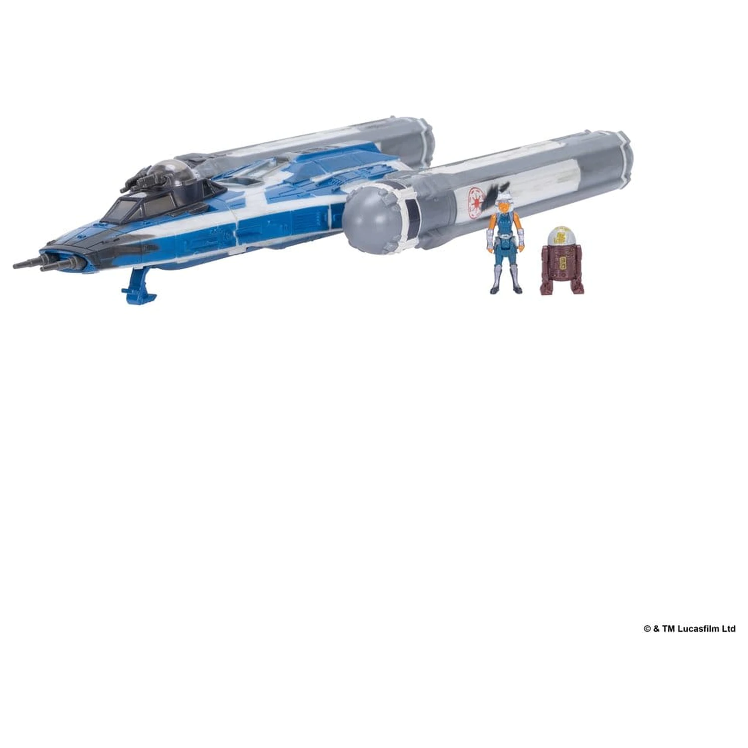 Star Wars Střední Vozidlo a Figurka BTL-B Y-wing a Ahsoka a R7-A7 fotografii produktu