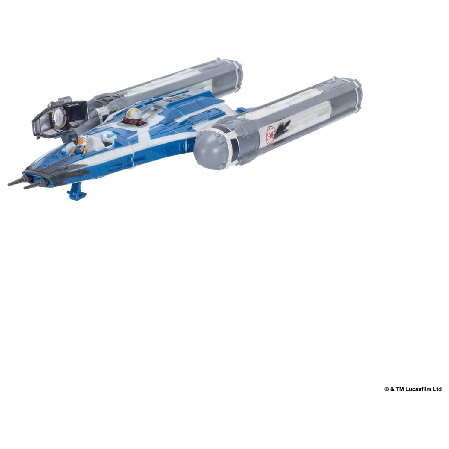 Star Wars Střední Vozidlo a Figurka BTL-B Y-wing a Ahsoka a R7-A7 fotografii produktu