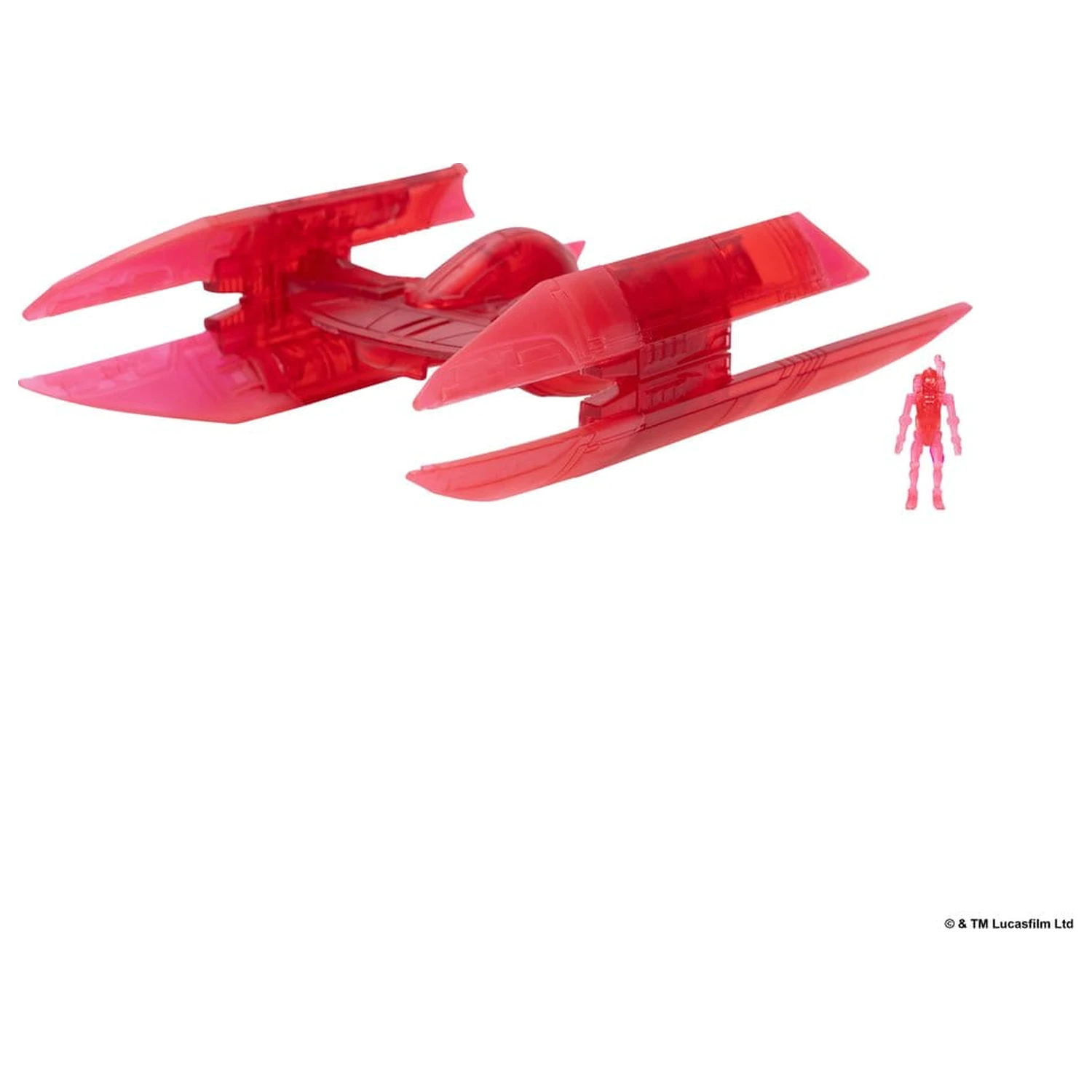 Star Wars střední vozidlo a sortiment figurek Hyena Vulture Bomber (Red Hologram) a Battle Droid (Chase) fotografii produktu